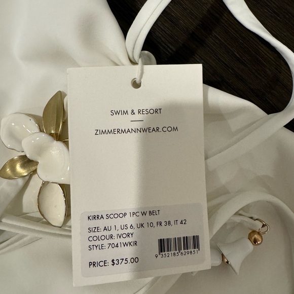 NWT Zimmermann One Piece Swimsuit - Picture 3 of 8